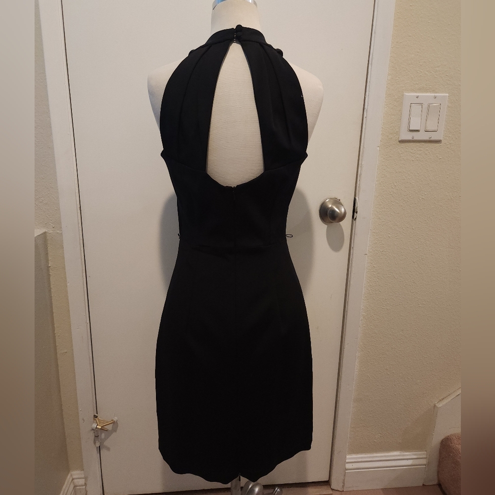 Elegant Black Halter Dress - Picture 2 of 8